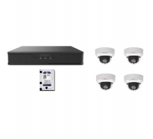CP-VNS-4CAM20-P Sada kamerového systému 2.0 Mpix, včetně NVR s PoE a HDD 1TB